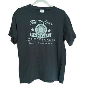 Rock Crew T-Shirt. Ted Weber’s Famous Loud Speakers Sz M mens. Mint Condition.